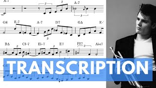 Chet Baker - I'm Old Fashioned Solo transcription