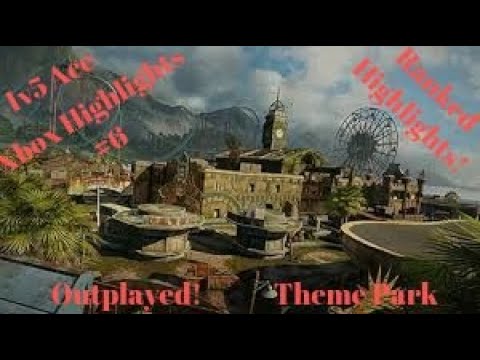 Insane 1v5 ace on theme park(Ranked) Xbox highlights #6