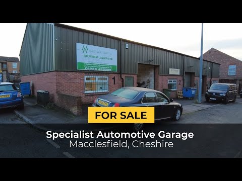 Specialist Automotive Garage For Sale Macclesfield