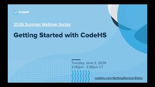 Getting Started with CodeHS thumbnail