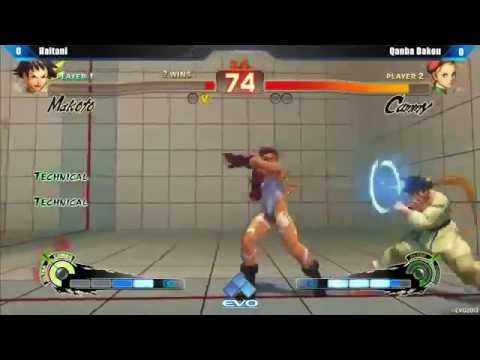EVO 2013 - Haitani (Makoto) vs. Dakou 大口 (Cammy) - AE Pool Semi (L)