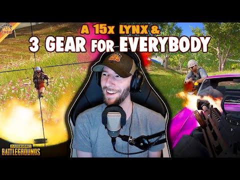A 15x Lynx for Us and 3-GEAR FOR EVERYBODY ft. HollywoodBob | chocoTaco PUBG Duos Gameplay