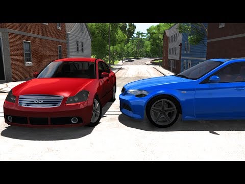 Crossroad Car Crashes Compilation #12 - BeamNG.Drive