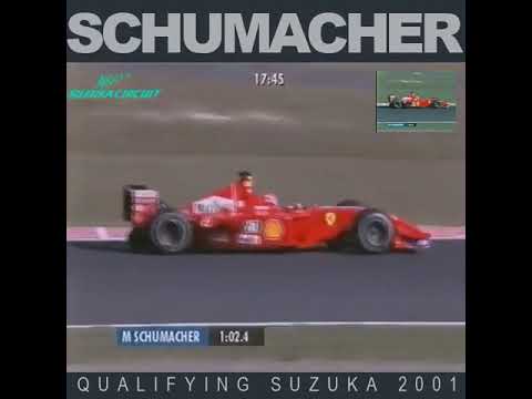 MICHAEL SCHUMACHER   FERRARI F2001 V10   Japanese GP Suzuka 2001 Qualifying