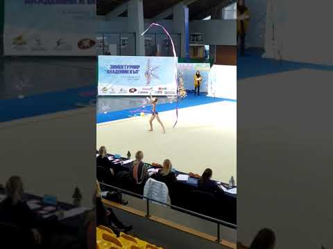 Алина Коломиец 4-th Academic Winter Cup 08.12.2019 Sofia лента
