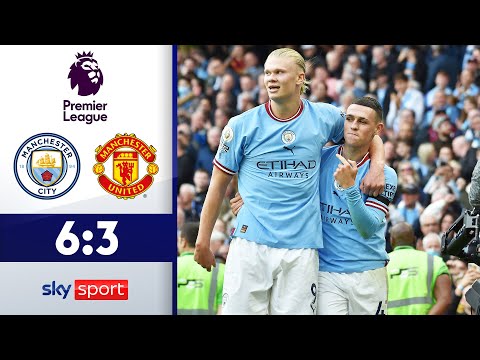 Haaland UND Foden mit Hattrick! | Manchester City - Manchester United 6:3 | Highlights - EPL 2022/23