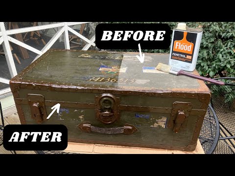 Antique Trunk Restoration w/Penetrol