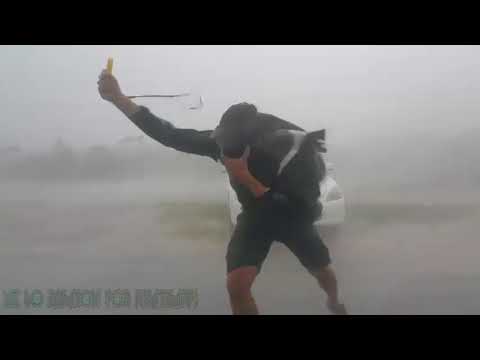 El loco del huracán.