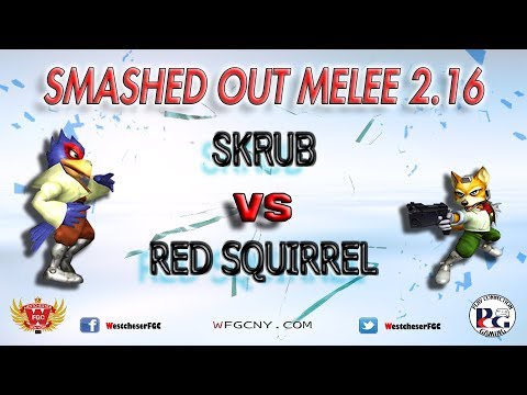 Smashed Out Melee V2.16 - Skrub Vs. Red Squirrel - Winners Quarter Finals