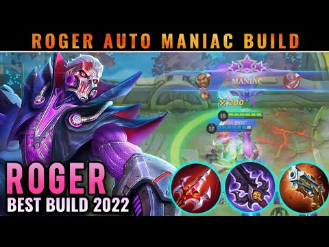 ROGER BROKEN BUILD | ROGER BEST BUILD 2022 | TOP GLOBAL ROGER - MLBB