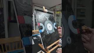 Pokemon paint Series #081 - Magnemite #pokemon #pokemonpainting #painting