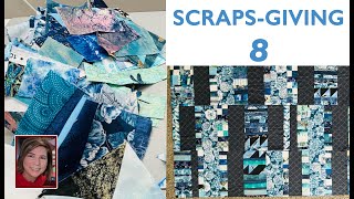♻️ 😇  Charity Quilt 8 from Scraps ✂️ ♻️ | Quilting 4 Good | Blue Scraps 💙 | Free Quilt Tutorial