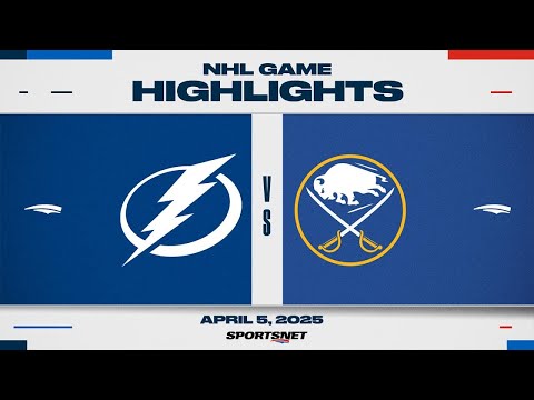 NHL Highlights | Lightning vs. Sabres - April 5, 2025
