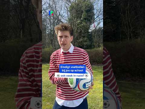 Zorgt voetbal bij jou ook voor ruzie op de speelplaats? ⚽️ #karrewiet
