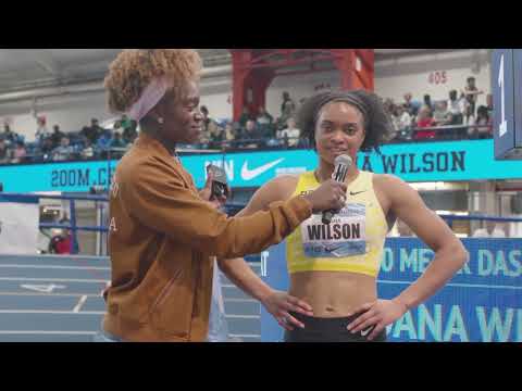 Girls' 200m Championship Final Heat 2 - Nike Indoor Nationals [Full Race Replay]