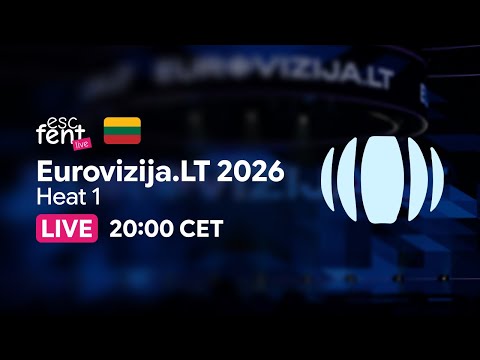 🇱🇹 Eurovizija.LT 2026 - Heat 1 | 🔴 LIVE