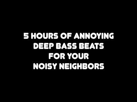 5 Hours Annoying Deep Bass Beats. Long Sound 5h #2