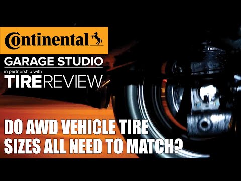 Do AWD Vehicle Tire Sizes All Need to Match?
