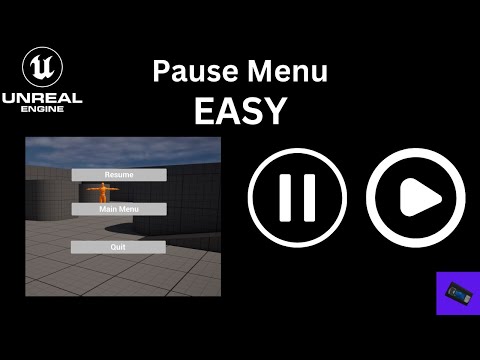 Pause Menu in UE5 under 4 minutes - Easy Tutorial