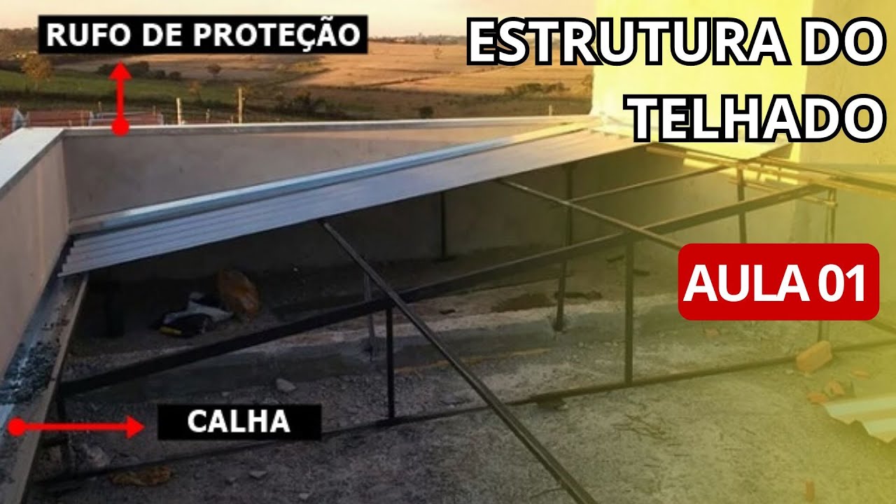 Aula 01 - Verdades e Mitos do Telhado Embutido I Detalhamento do projeto e BÔNUS da aula