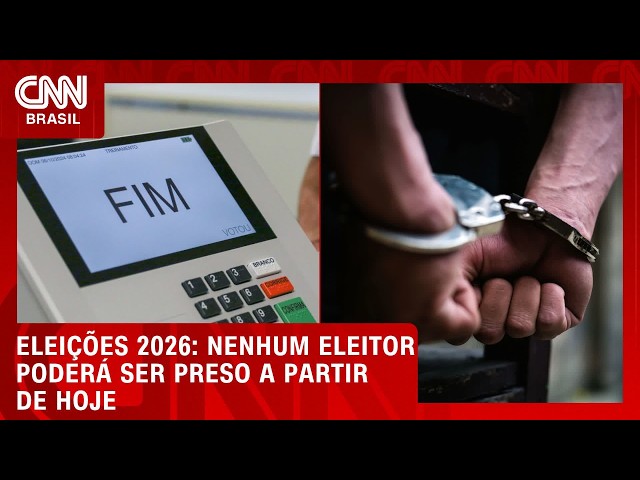 Entenda a lei que restringe prisões durante o período eleitoral | LIVE CNN