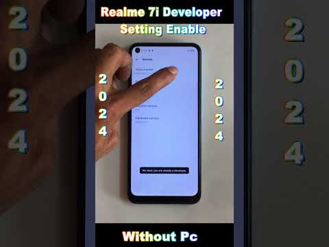 How to realme 7i developer enable options || Realme 7i  developer options on || Without Pc 2024