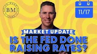 Inflation Moves Lower…& // Friday Market Update: November 17th 2023 with BRIAN MANNING