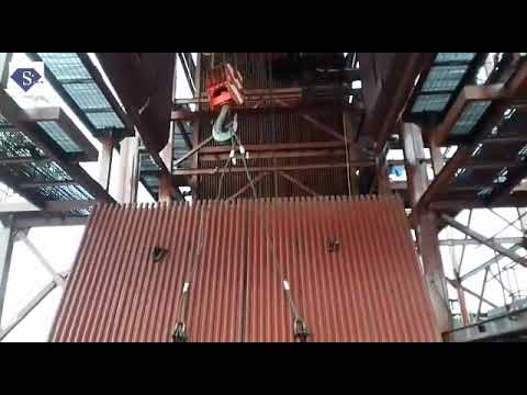 Rear Water Wall Panel (Nose Panel) Erection Video