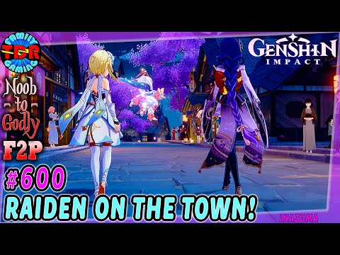 RAIDEN / EI STORY QUEST! Part 1 | Ep600 Noob to Godly F2P Genshin Impact w DroydTDR