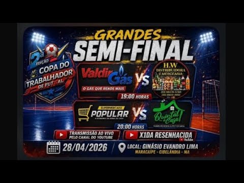 2ª EDIÇÃO DA COPA DO TRABALHADOR DE FUTSAL DE CIDELÂNDIA-MA