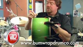 How to Install Drum Wrap Tutorial - Vanz Drumming 