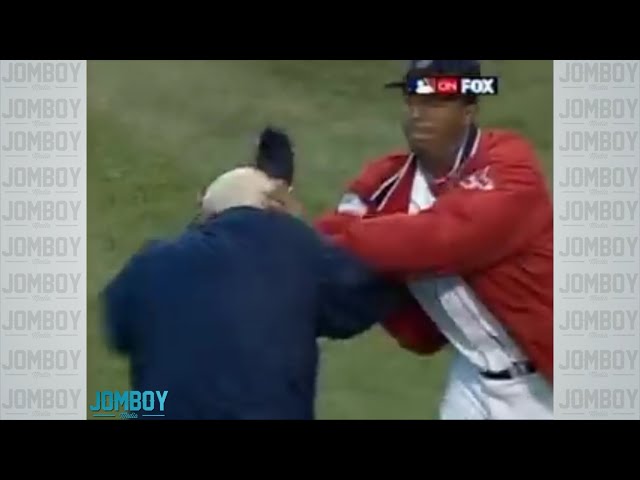 Pedro Martínez throws Don Zimmer to the ground, a breakdown