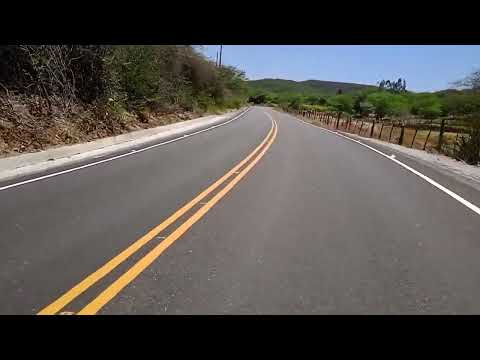 Pista nova de Tabira a água branca divisa Pernambuco Paraíba