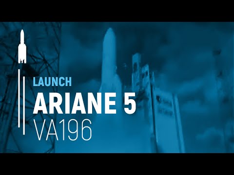 Flight VA196 – RASCOM-QAF1R / NILESAT 201 | Ariane 5 Launch | Arianespace