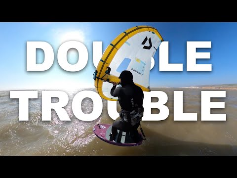 WING FOIL & KITE SURFING WAVES - Court In The Act #FREERIDE VLOG