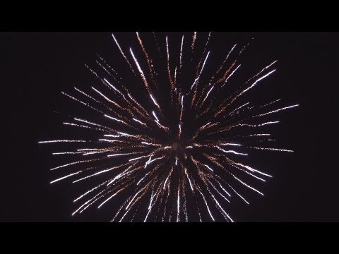 125mm 5" Kugelbombe / Shell made in Italy Weißregen / White rain [Full HD]