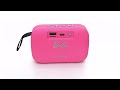 Lexibook Barbie Bluetooth, tragbar, kompakt, mit Stoffoberfläche