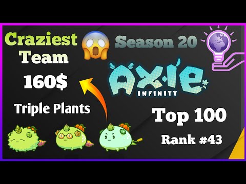 Axie Infinity Best Team Combination - 3 Plants 3000+ MMR