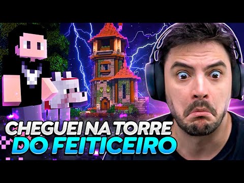 FINALMENTE CHEGUEI NA TORRE DO FEITICEIRO NO MINECRAFT #3.21