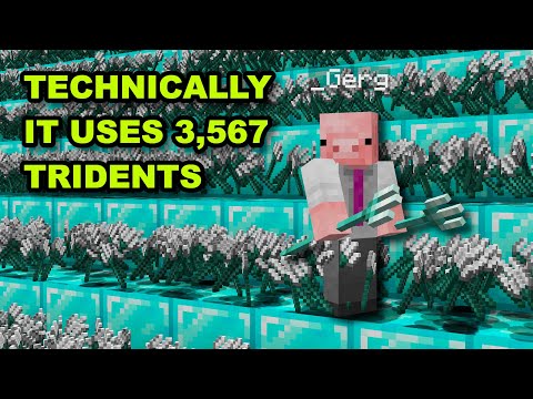 I Made a Very PAINFUL Trident Minigame - "Fork-Off"