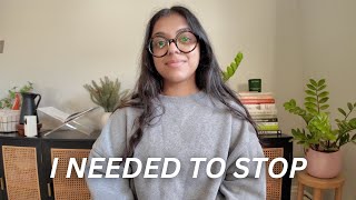 what I STOPPED doing on my slow living journey