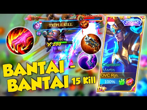KALI INI MARTIS HYPER GW MEMBANTAI BANGET WOY! TUSUK BANTAI! | TOP GLOBAL MARTIS INDONESIA - MLBB
