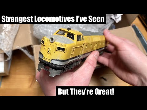 Strangest lot of Locomotives I've Seen - But They're Great!