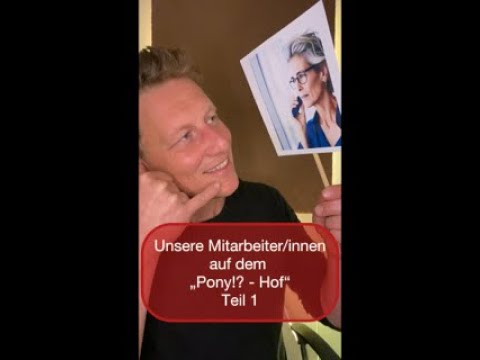 Unsere Mitarbeiter/innen auf dem "Pony!? - Hof" Teil 1