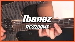 Video thumbnail for Ibanez RG920QMZ Electric Guitar by 스쿨뮤직 TV