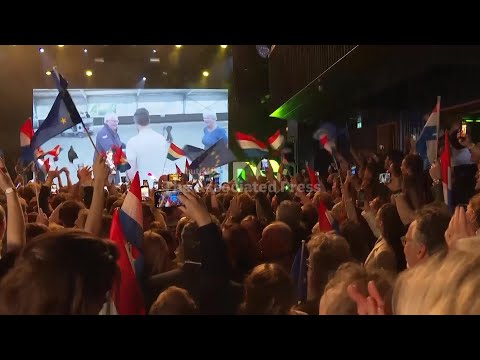 Center-left D66 leader Rob Jetten claims 'historic' result after exit poll puts party in slight lead