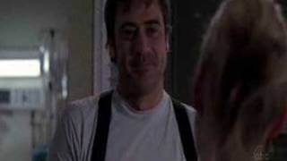 Izzie and Denny hug