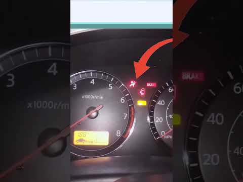 How To Turn off Blinking Airbag On Nissan Cars #shorts