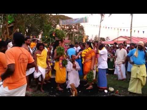 Thimithi at Ladang Tupah Sri Muthu Mariamman Alayam,Sg.Petani Kedah part 1