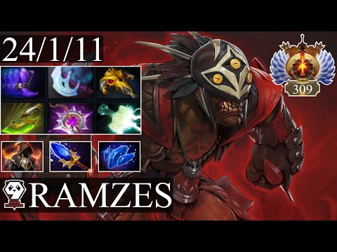 9Pandas.RAMZES666 - Bloodseeker | Carry Gameplay Dota 2 Patch 7.34